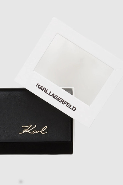 BANKKÁRTYA TOK KARL LAGERFELD K/SIGNATURE BIFOLD CH GP - Kép 4