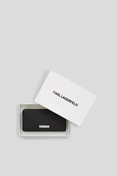 PÉNZTÁRCA KARL LAGERFELD IKON PEBBLE CONTINENTAL WALLET - Kép 4