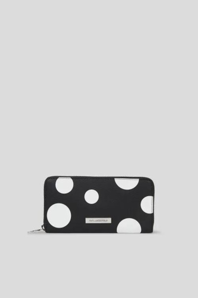 PÉNZTÁRCA KARL LAGERFELD IKON PEBBLE CONTINENTAL WALLET - Kép 1