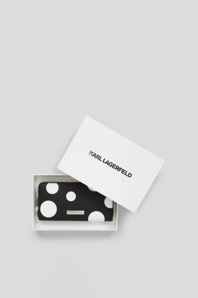 PÉNZTÁRCA KARL LAGERFELD IKON PEBBLE CONTINENTAL WALLET - Kép 4