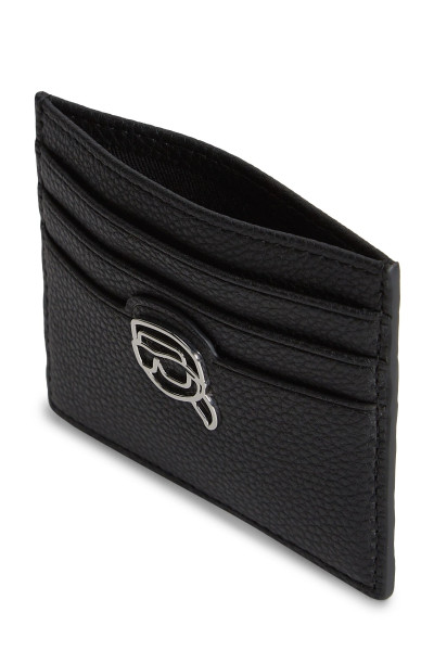 BANKKÁRTYA TOK KARL LAGERFELD IKON PEBBLE CARD HOLDER - Kép 4