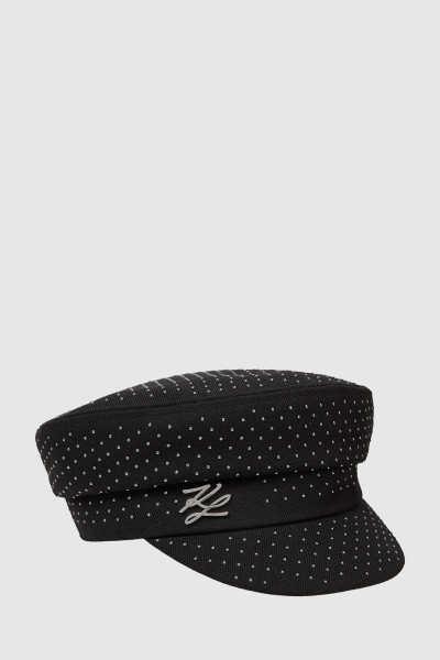 SAPKA KARL LAGERFELD K/AUTOGRAPH CAPTAIN CAP STUDS - Kép 1