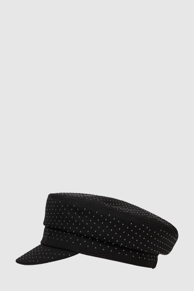 SAPKA KARL LAGERFELD K/AUTOGRAPH CAPTAIN CAP STUDS - Kép 5