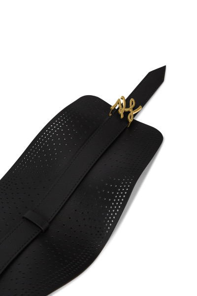 ÖV KARL LAGERFELD K/AUTOGRAPH PERF WAIST BELT - Kép 3