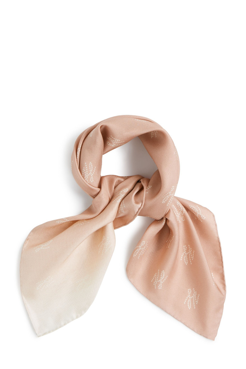 Sál Karl Lagerfeld K/Autograph Degrade Silk Scarf Tuscany