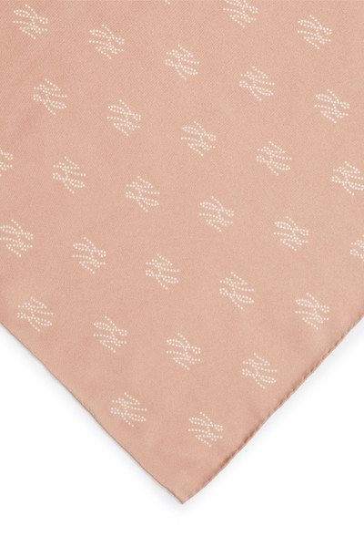 SÁL KARL LAGERFELD K/AUTOGRAPH DEGRADE SILK SCARF - Kép 4
