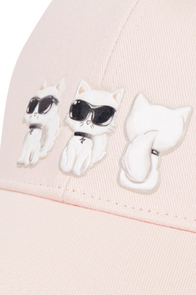 SAPKA KARL LAGERFELD IKON 3SIDES CHOUPETTE CAP - Kép 4