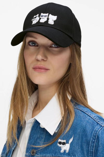 SAPKA KARL LAGERFELD IKON 3SIDES CHOUPETTE CAP - Kép 2