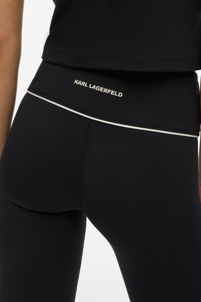 LEGGINS KARL LAGERFELD CONTRAST PIPING LEGGINGS - Kép 4