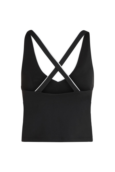 TOP KARL LAGERFELD CONTRAST PIPING ACTIVE TOP - Kép 2
