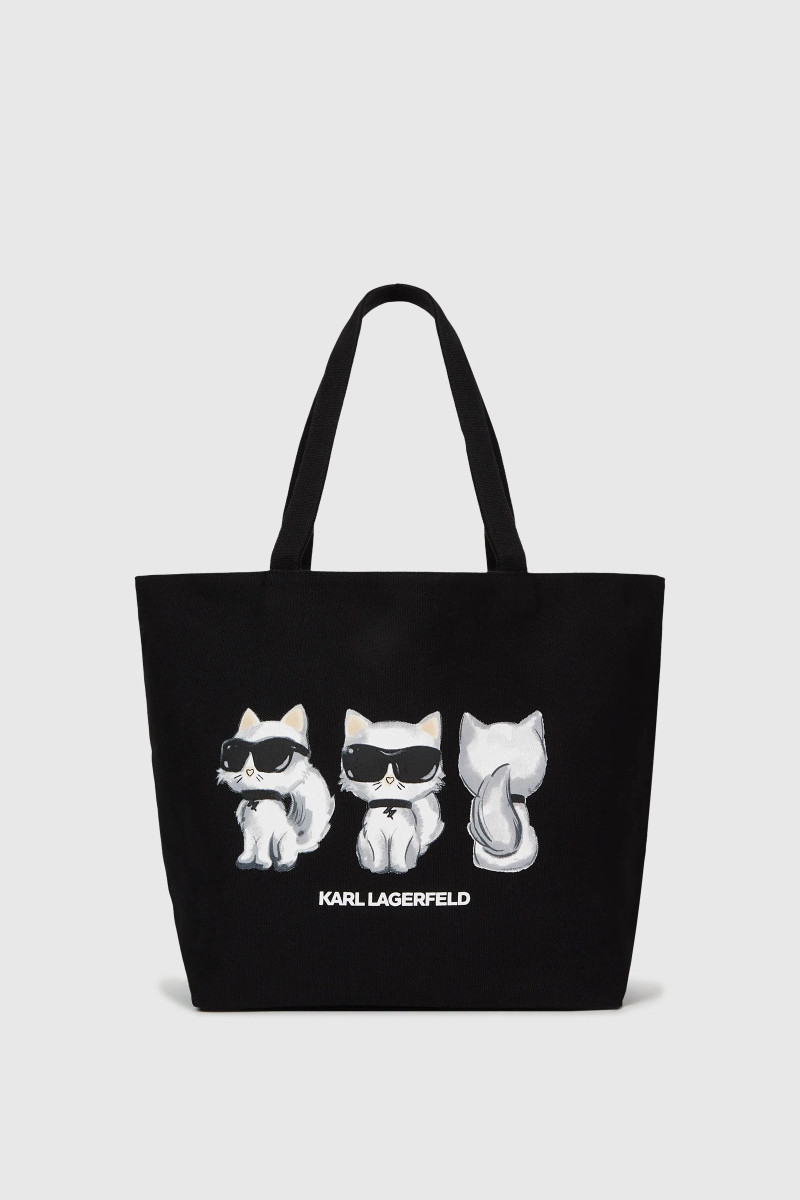 Táska Karl Lagerfeld Ikon 3Sides Choup Rev Shopper Black