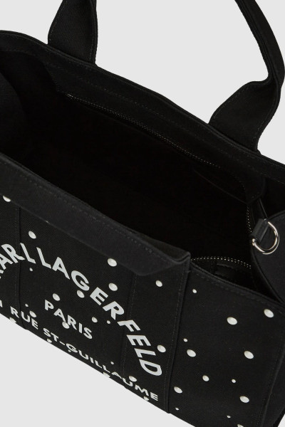 RETIKÜL KARL LAGERFELD K/RSG SQUARE PEARLS MD TOTE - Kép 4