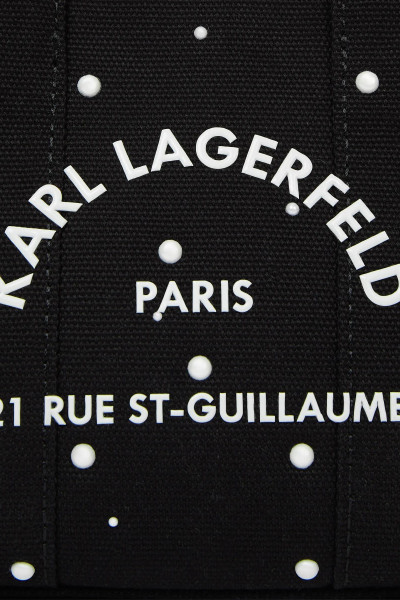RETIKÜL KARL LAGERFELD K/RSG SQUARE MINI PEARLS TOTE - Kép 5