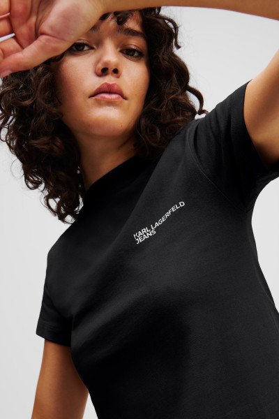 PÓLÓ KARL LAGERFELD JEANS KLJ SLIM SS TEE - Kép 4