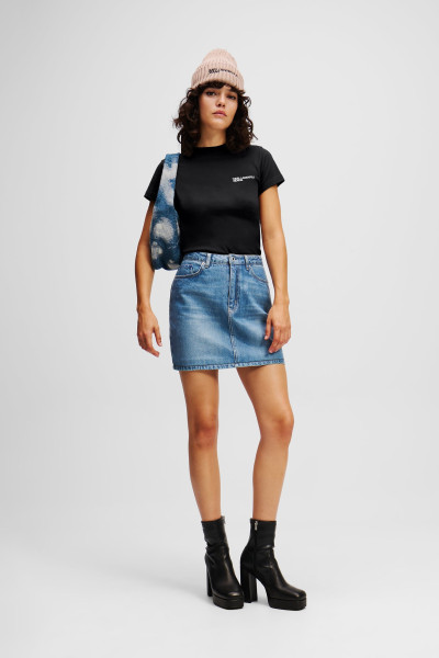 PÓLÓ KARL LAGERFELD JEANS KLJ SLIM SS TEE - Kép 3