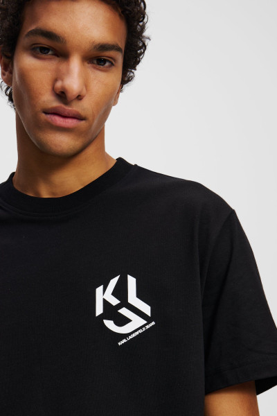 PÓLÓ KARL LAGERFELD JEANS KLJ REG MONOGRAM TEE - Kép 4
