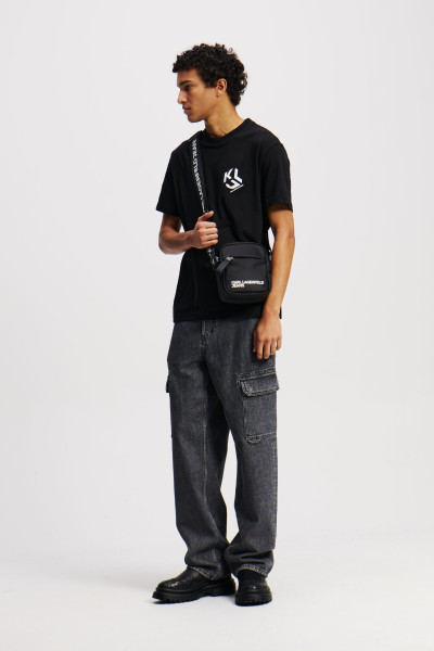PÓLÓ KARL LAGERFELD JEANS KLJ REG MONOGRAM TEE - Kép 3
