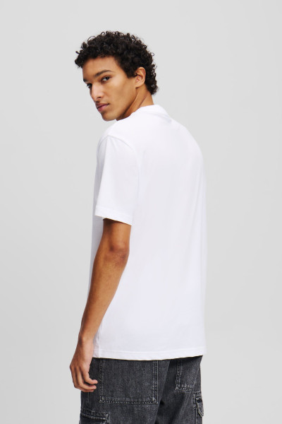 PÓLÓ KARL LAGERFELD JEANS KLJ REG MONOGRAM TEE - Kép 2