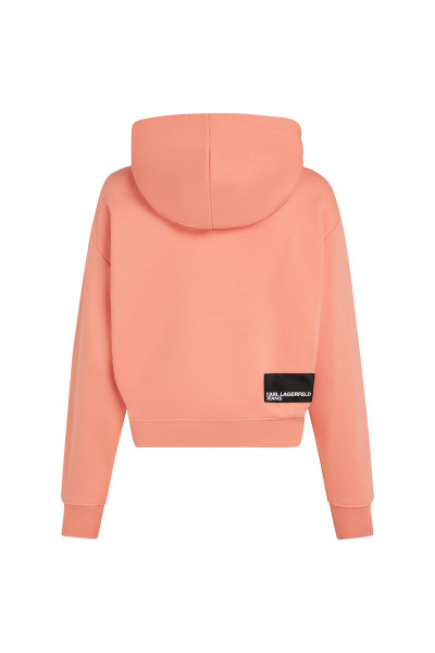 MELEGÍTŐ FELSŐ KARL LAGERFELD JEANS KLJ REG LOGO HOODIE - Kép 2