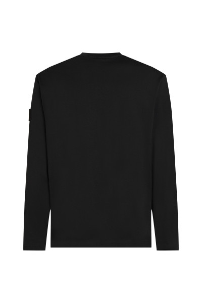 PÓLÓ KARL LAGERFELD JEANS KLJ REG RUBBER PATCH LS TEE - Kép 2