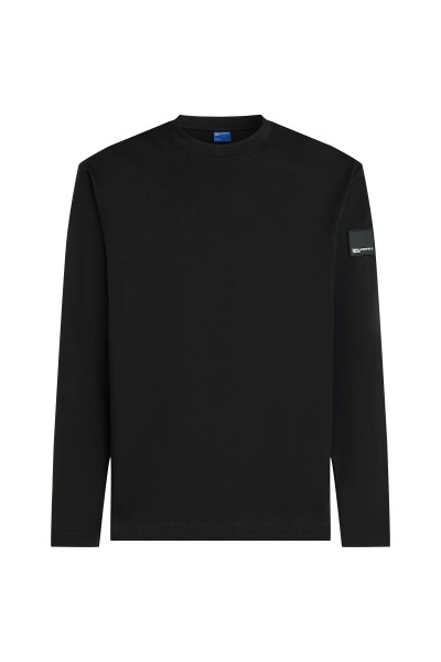 PÓLÓ KARL LAGERFELD JEANS KLJ REG RUBBER PATCH LS TEE - Kép 1