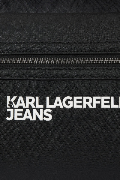 HÁTIZSÁK KARL LAGERFELD JEANS KLJ LOGO SAFFIANO BACKPACK - Kép 3