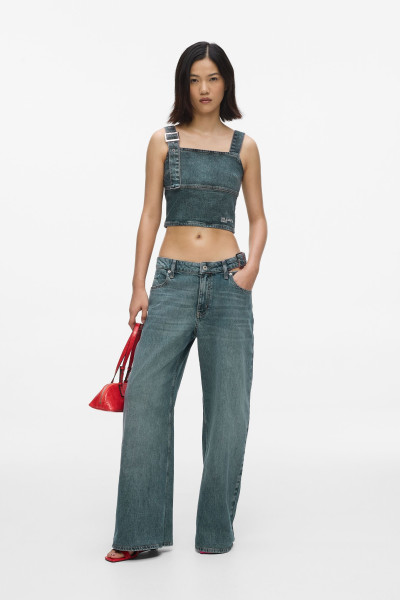 FARMER KARL LAGERFELD JEANS KLJ LR WIDE LEG BUCKLE DENIM - Kép 3