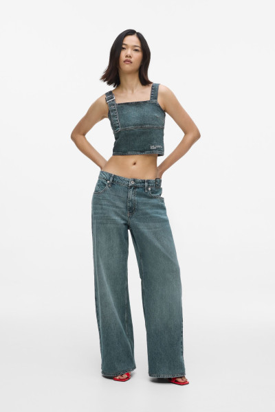FARMER KARL LAGERFELD JEANS KLJ LR WIDE LEG BUCKLE DENIM - Kép 1