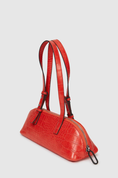 KABELKA KARL LAGERFELD JEANS KLJ LOGO ELONGATED BAG CROCO - Fotografia č. 4