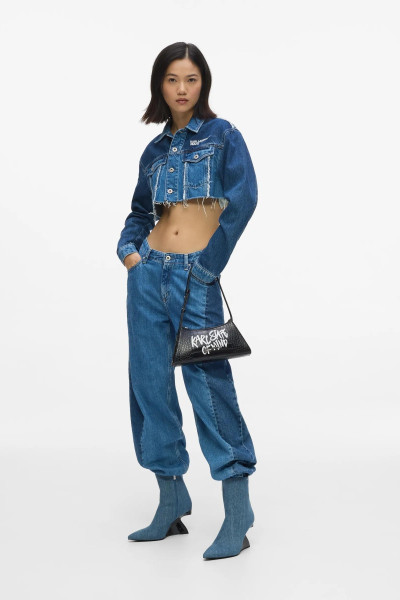 KABELKA KARL LAGERFELD JEANS KLJ LOGO SM SHOULDER BAG QUOTE - Fotografia č. 2