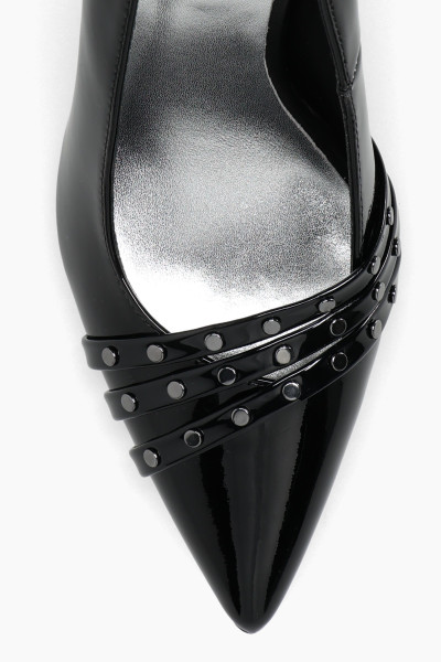 KÖRÖMCIPŐ KARL LAGERFELD SARABANDE STUDS & STRAPS PUMP - Kép 5