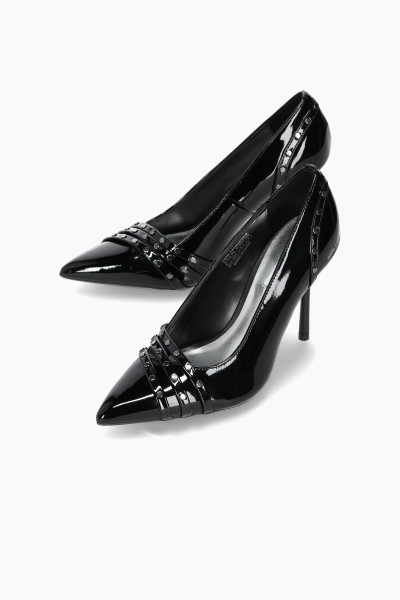 KÖRÖMCIPŐ KARL LAGERFELD SARABANDE STUDS & STRAPS PUMP - Kép 3
