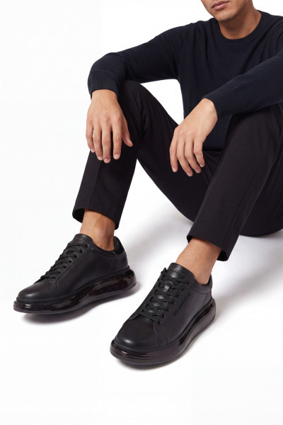 SPORTCIPŐ KARL LAGERFELD KAPRI KUSHION LO LACE LTHR - Kép 7
