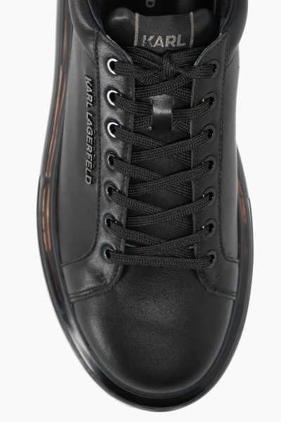 SPORTCIPŐ KARL LAGERFELD KAPRI KUSHION LO LACE LTHR - Kép 4