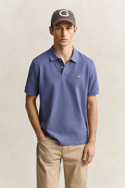 PÓLÓ GANT REG SHIELD SS PIQUE POLO - Kép 1