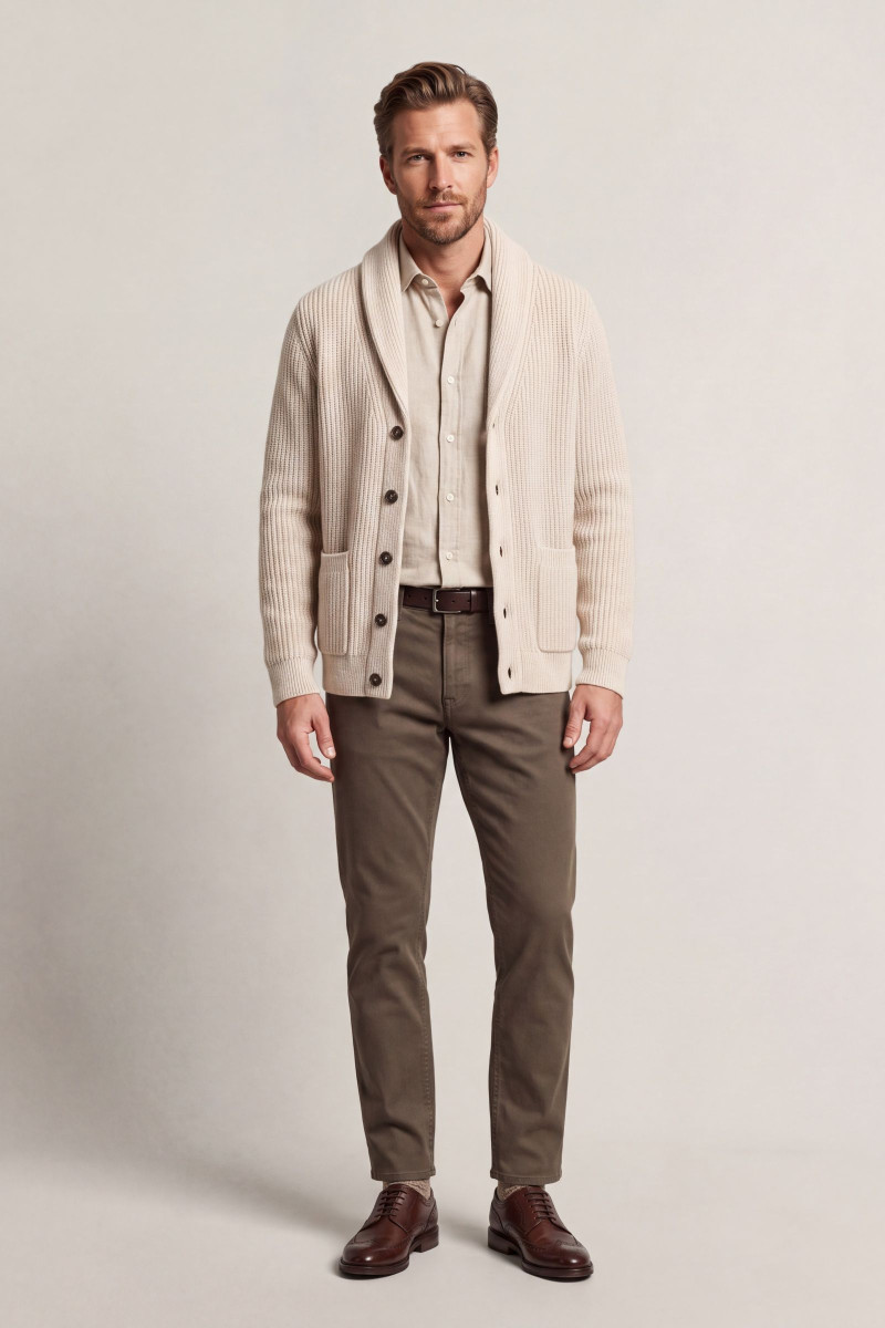 DŽÍNSY GANT REG MOLESKIN JEANS FADED TAUPE