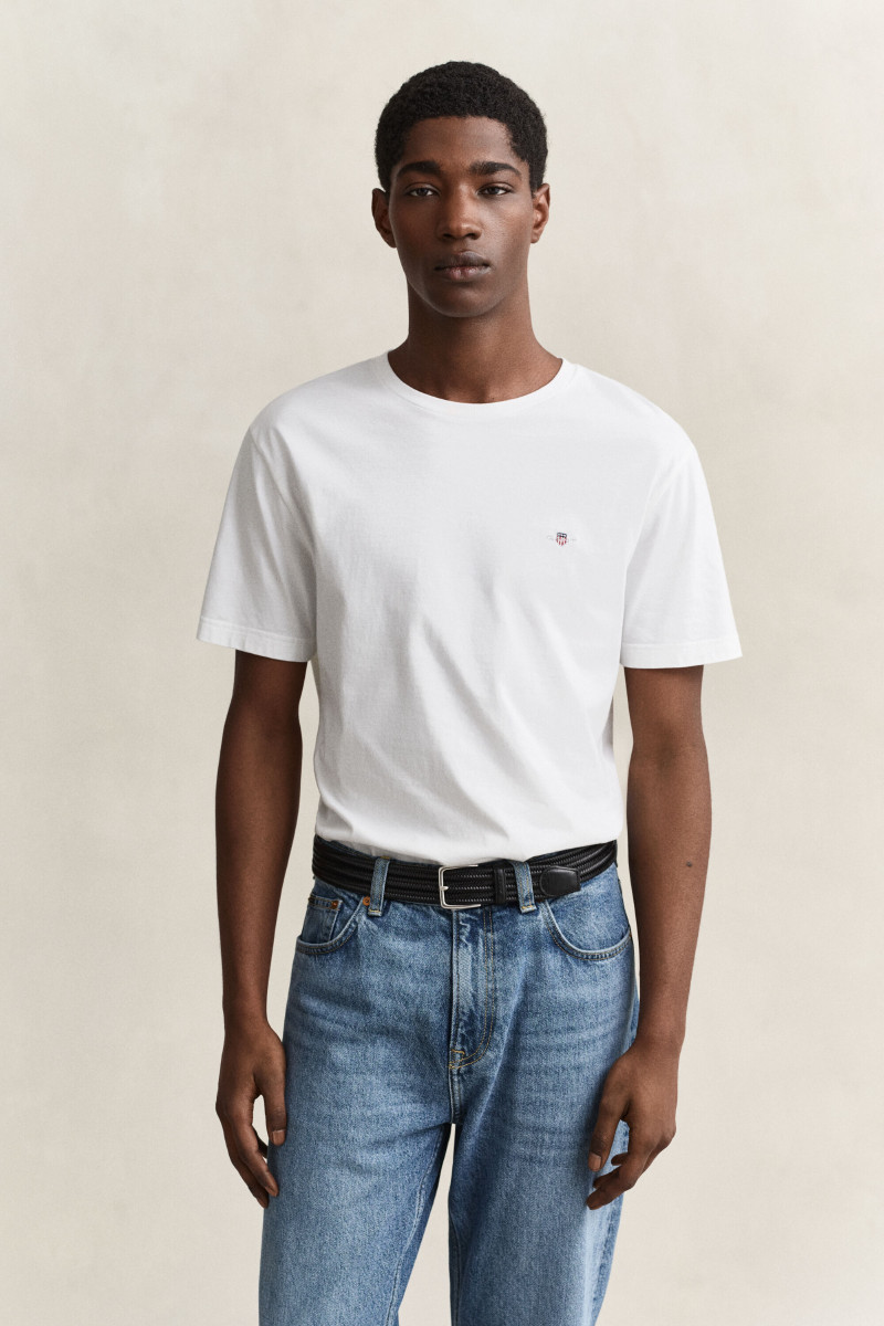 TRIČKO GANT REG SHIELD SS T-SHIRT WHITE