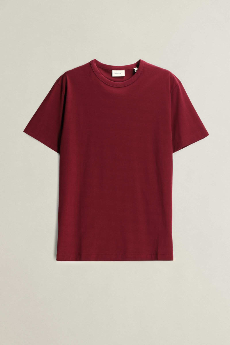 TRIČKO GANT PIMA T-SHIRT DEEP GRAPE WINE
