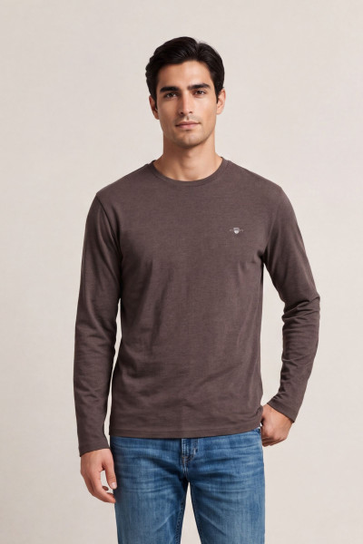 TRIČKO GANT REG SHIELD LS T-SHIRT - Fotografia č. 1
