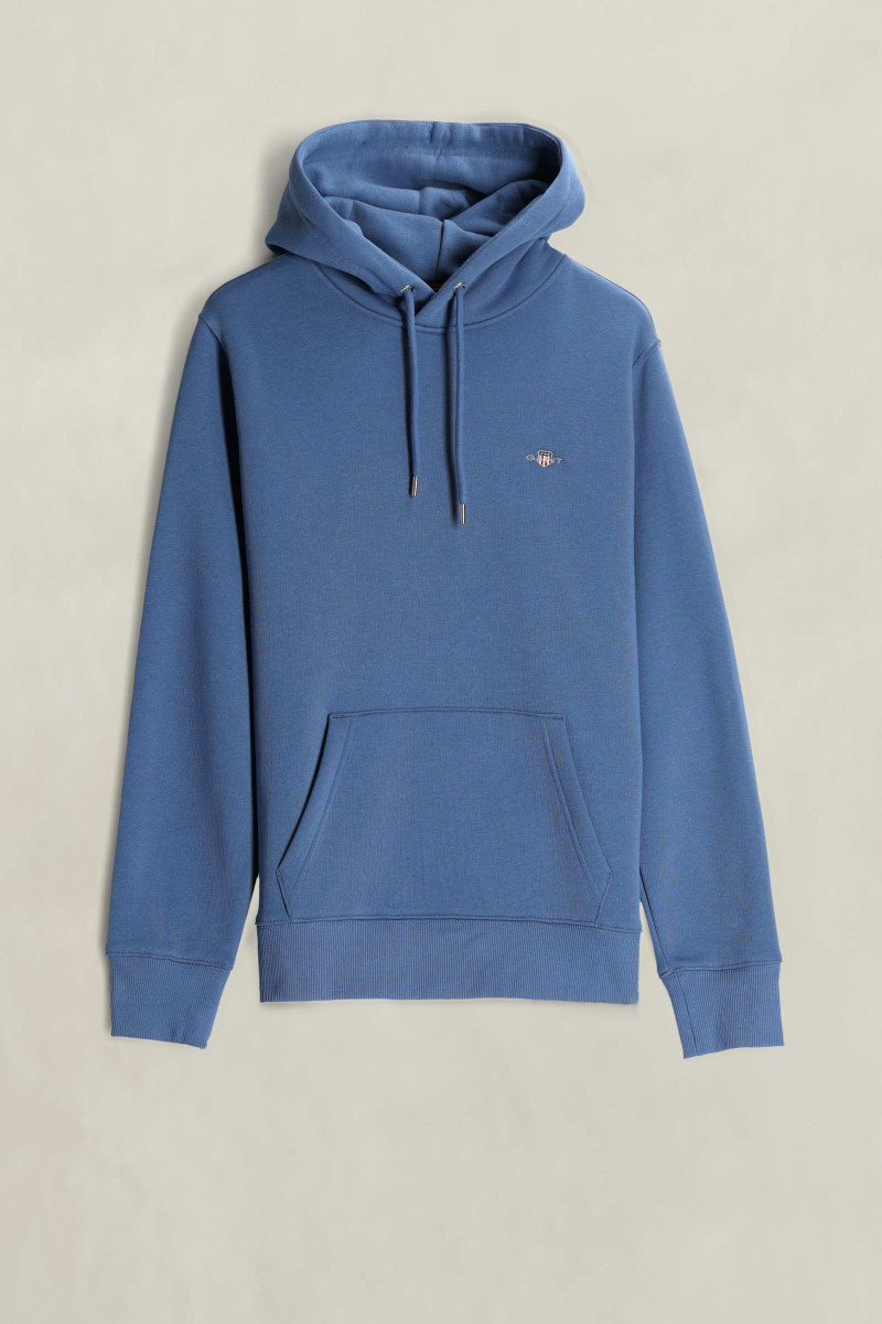 MIKINA GANT REG SHIELD HOODIE BLUE HORIZON