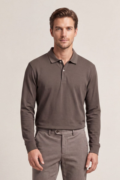 PÓLÓ GANT PIMA LS POLO - Kép 1