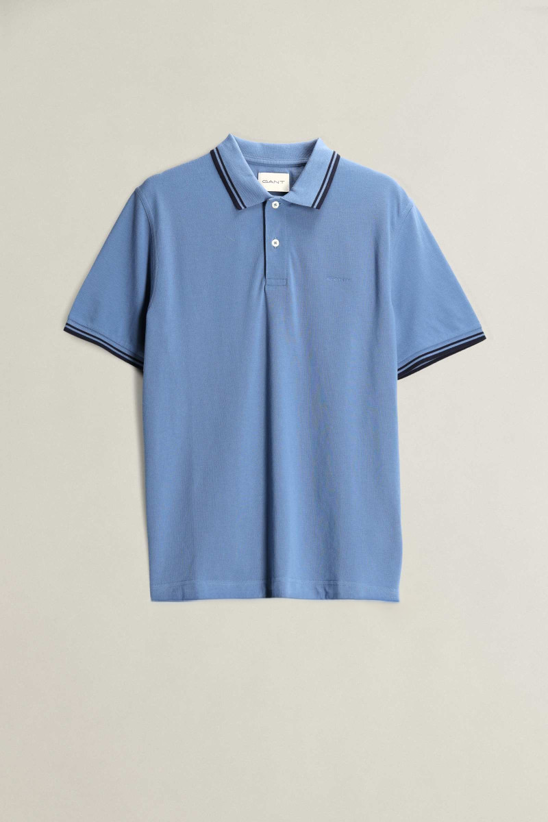 POLOKOŠEĽA GANT TIPPING SS POLO BLUE HORIZON