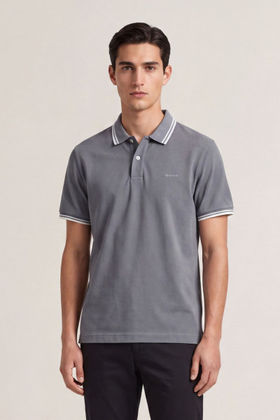 PÓLÓ GANT TIPPING SS POLO - Kép 1