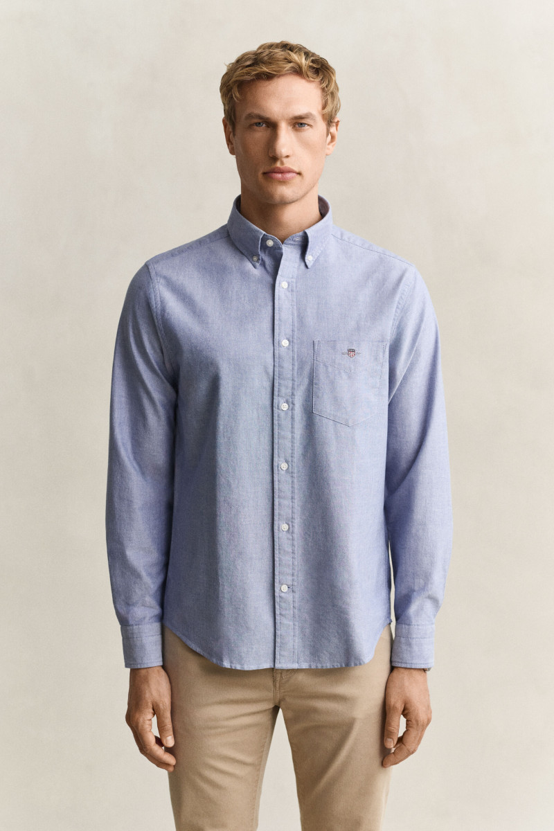 KOŠEĽA GANT REG CLASSIC OXFORD SHIRT COLLEGE BLUE