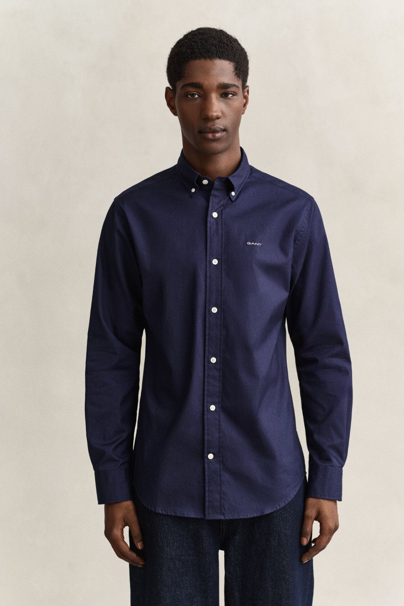 KOŠEĽA GANT REG PINPOINT OXFORD SHIRT MARINE
