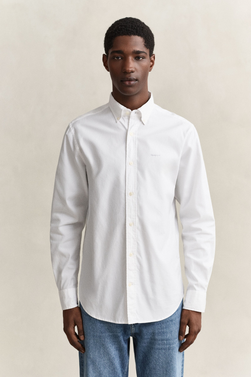 KOŠEĽA GANT REG PINPOINT OXFORD SHIRT WHITE