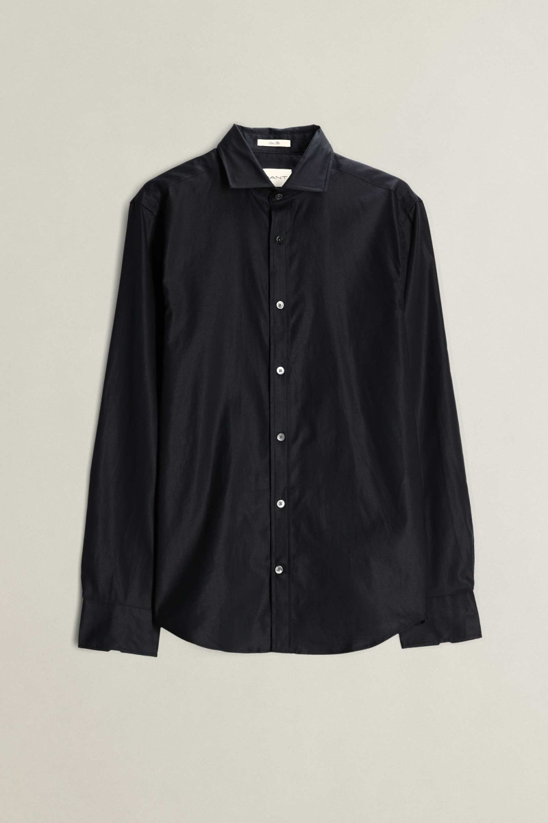 KOŠEĽA GANT SLIM TAILORED TWILL SHIRT BLACK