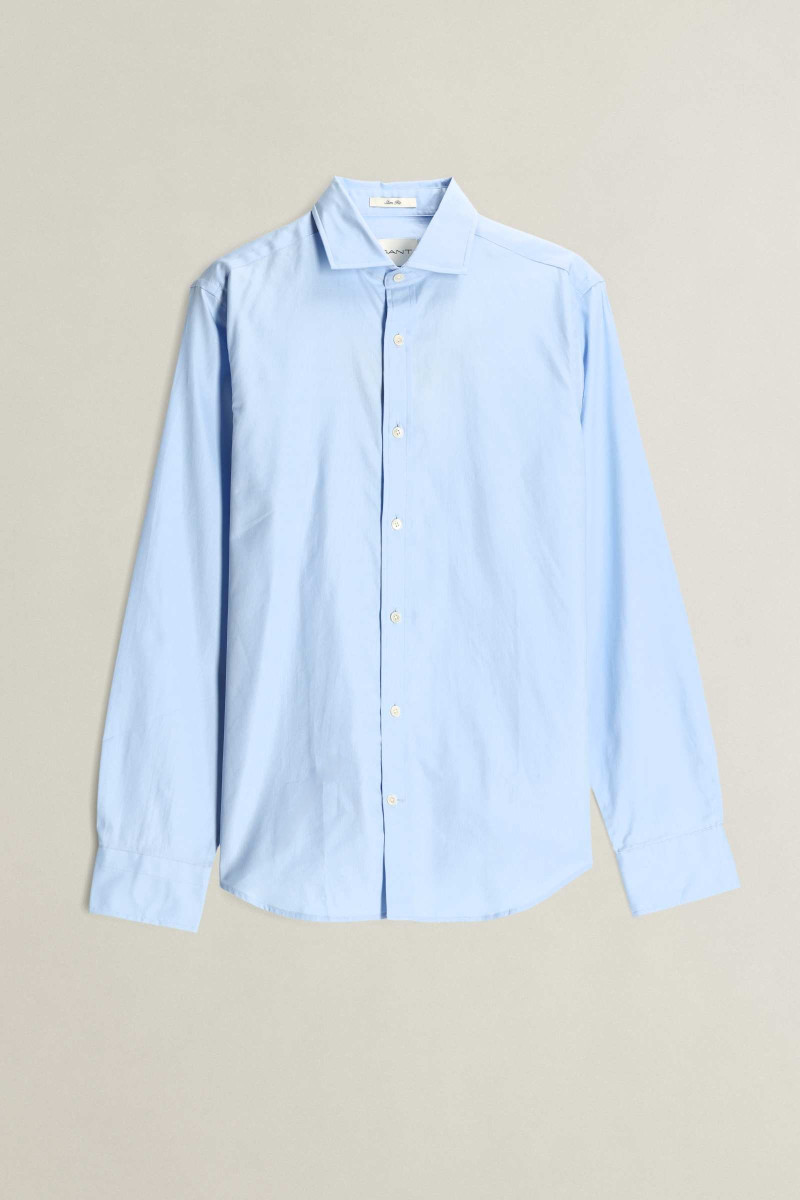 KOŠEĽA GANT SLIM TAILORED TWILL SHIRT FRESH BLUE