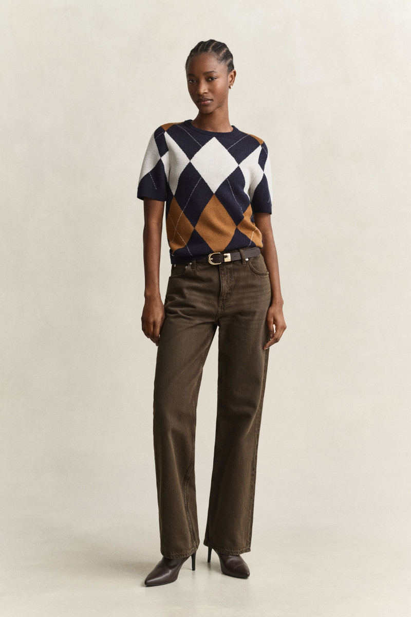 DŽÍNSY GANT RELAXED COLOUR JEANS SHADOW BROWN