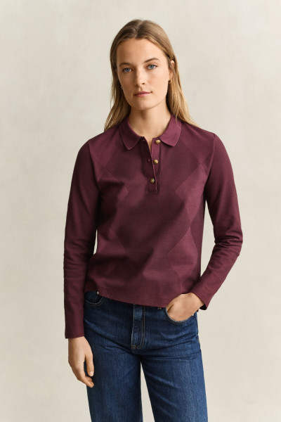 PÓLÓ GANT ARGYLE LS POLO - Kép 1